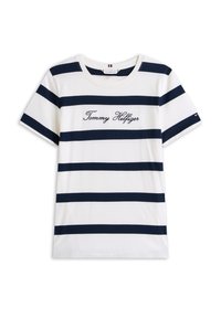 SCRIPT - T-shirt print - ivory/dark night