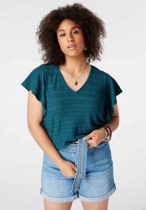 MS Mode, TOP - Blouse - blue