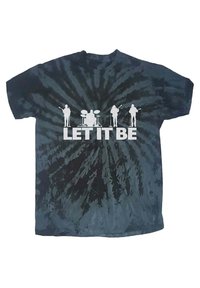 Paradiso Clothing THE BEATLES LET IT BE SILHOUETTE DIP DYE - Print T-shirt - black