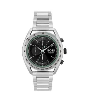 CENTER COURT - Chronograph watch - silver-coloured/black