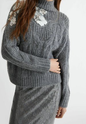 Maglione - mottled grey