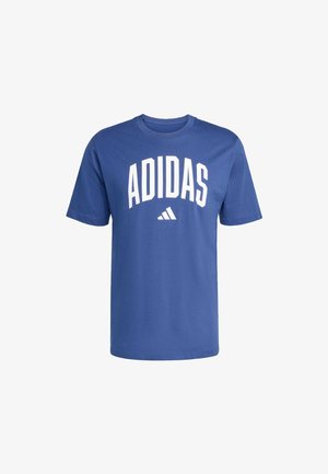 adidas Sportswear COLLEGIATE - Marškinėliai su spaudiniu - dark blue