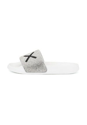 LOGO STRASS - Chanclas de baño - bianco