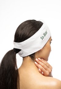 So Eco SO ECO BIODEGRADABLE FACIAL CLEANSING BRUSH AND WAFFLE HEADBAND - Ansiktsvårdsset - white & stone