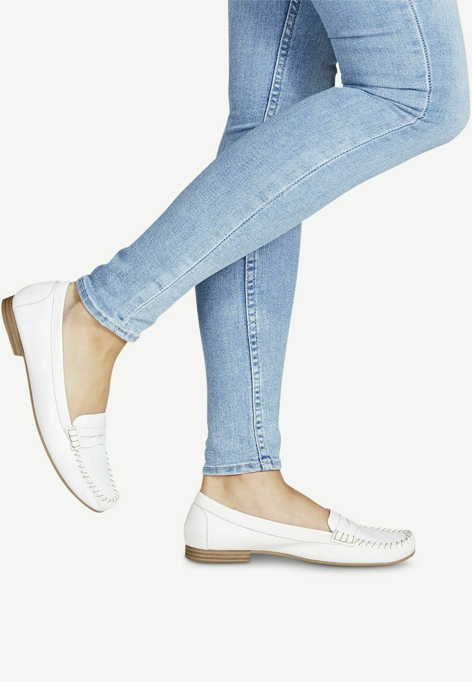 Tamaris Instappers - white/wit - Zalando.be