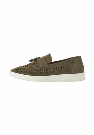 Next TASSEL REGULAR FIT - Polobotky - khaki green