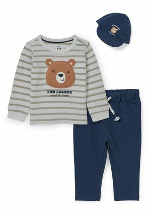 SET|3 PACK - Trainingsbroek - beige