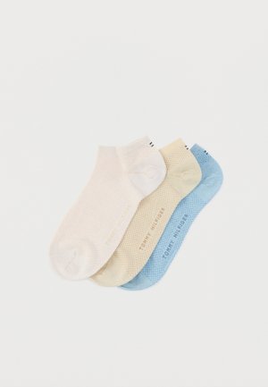 WOMEN 3 PACK - Socquettes - blue/white/sand