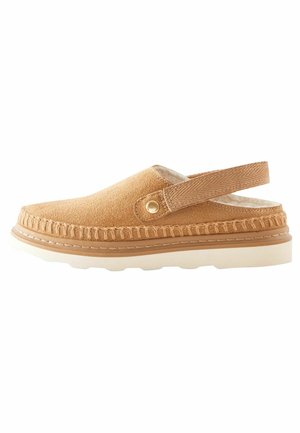 Slippers - tan brown