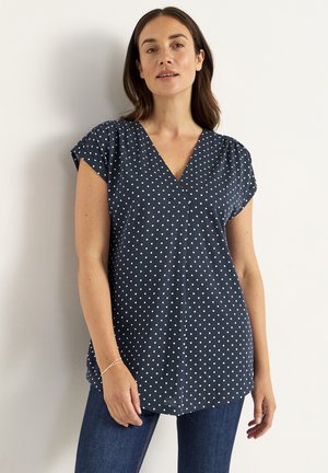 Cellbes of Sweden SHORT SLEEVED - Tunikaer - dotted blue