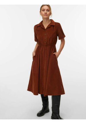 Blousejurk - tobacco brown