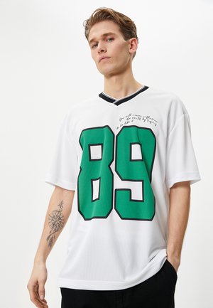 Koton COLLEGE - Camiseta estampada - white