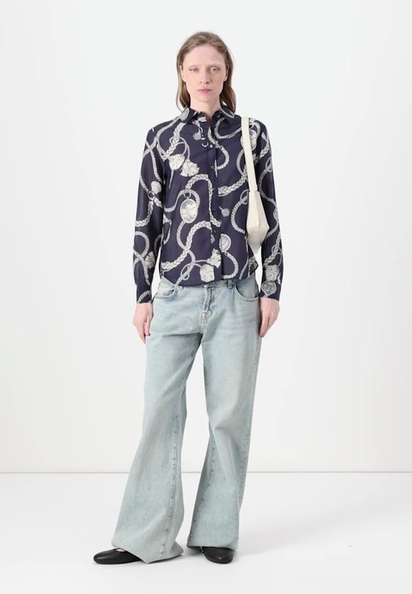 SAILING PRINT SHIRT - Button-down blouse4