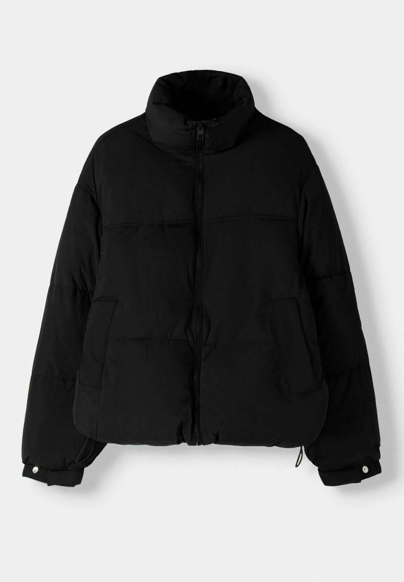 Bershka Winterjas zwart Bershka Winterjas zwart
