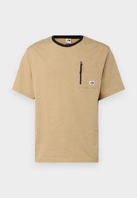 HERITAGE POCKET TEE - Basic póló - khaki stone