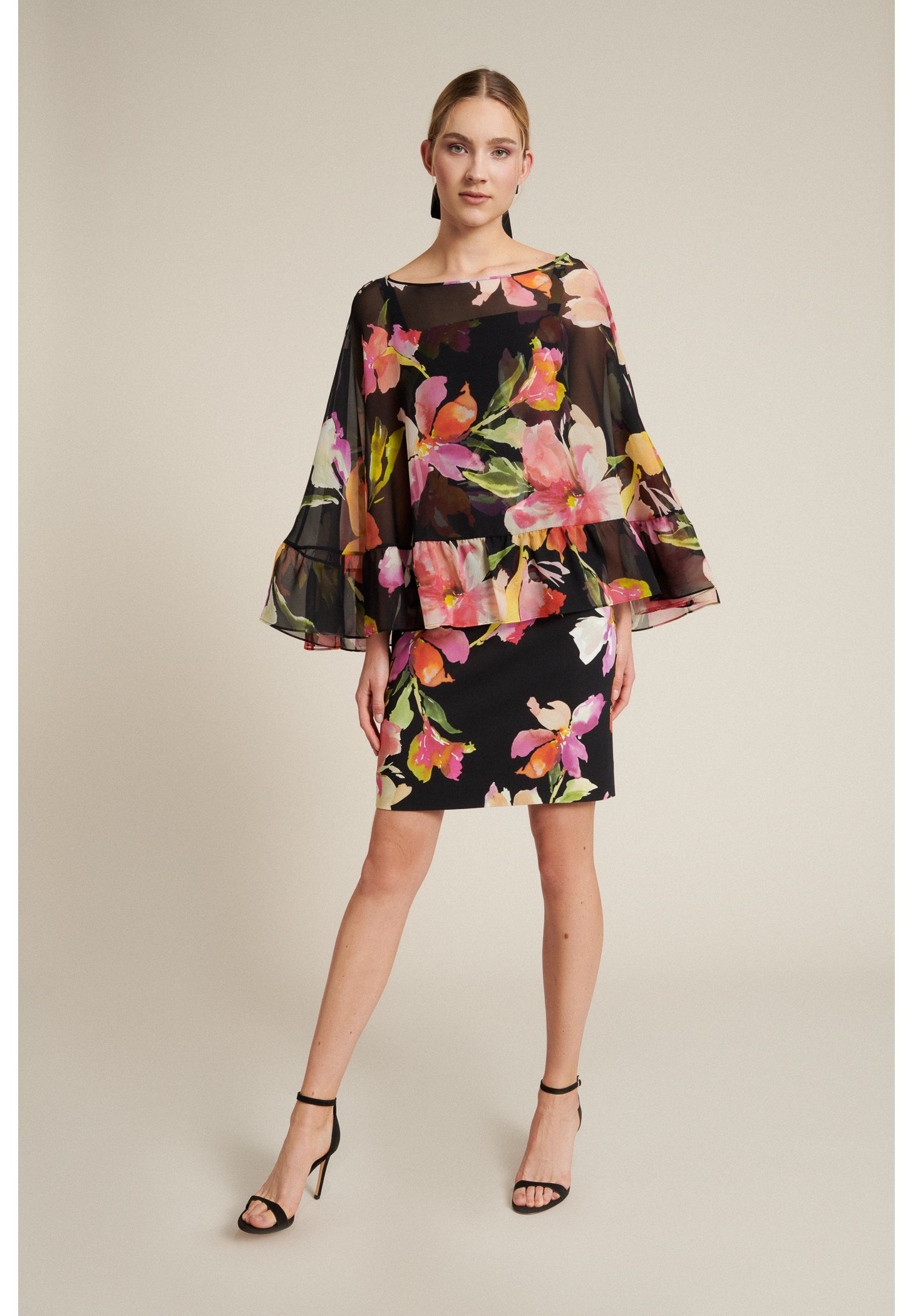 Robe Crayon Piazza Sempione Taille 38 Noir - Robe élégante Mi-longue Occasion
