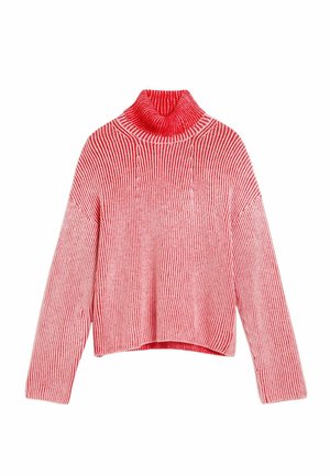 Desigual, RIBBED TURTLENECK SWEATER - Trui - pink