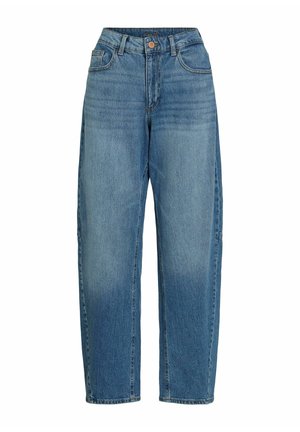 VILA, JEANS VIBRADY BARREL-FIT - Wide Leg - medium blue denim