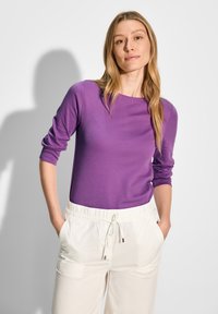 Cecil UNIFARBE - Langarmshirt - lila
