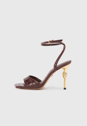 HARMONIOUS - Højhælede sandaletter / Højhælede sandaler - dark brown