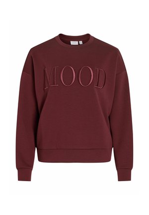 VILA, SWEATSHIRT FRONT PRINT - Sweater - port royale