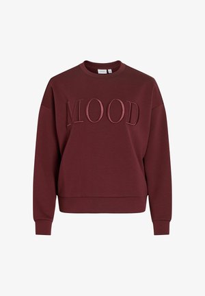 VILA, SWEATSHIRT FRONT PRINT - Sweater - port royale