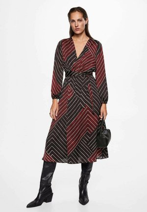 INES - Day dress - granatrot