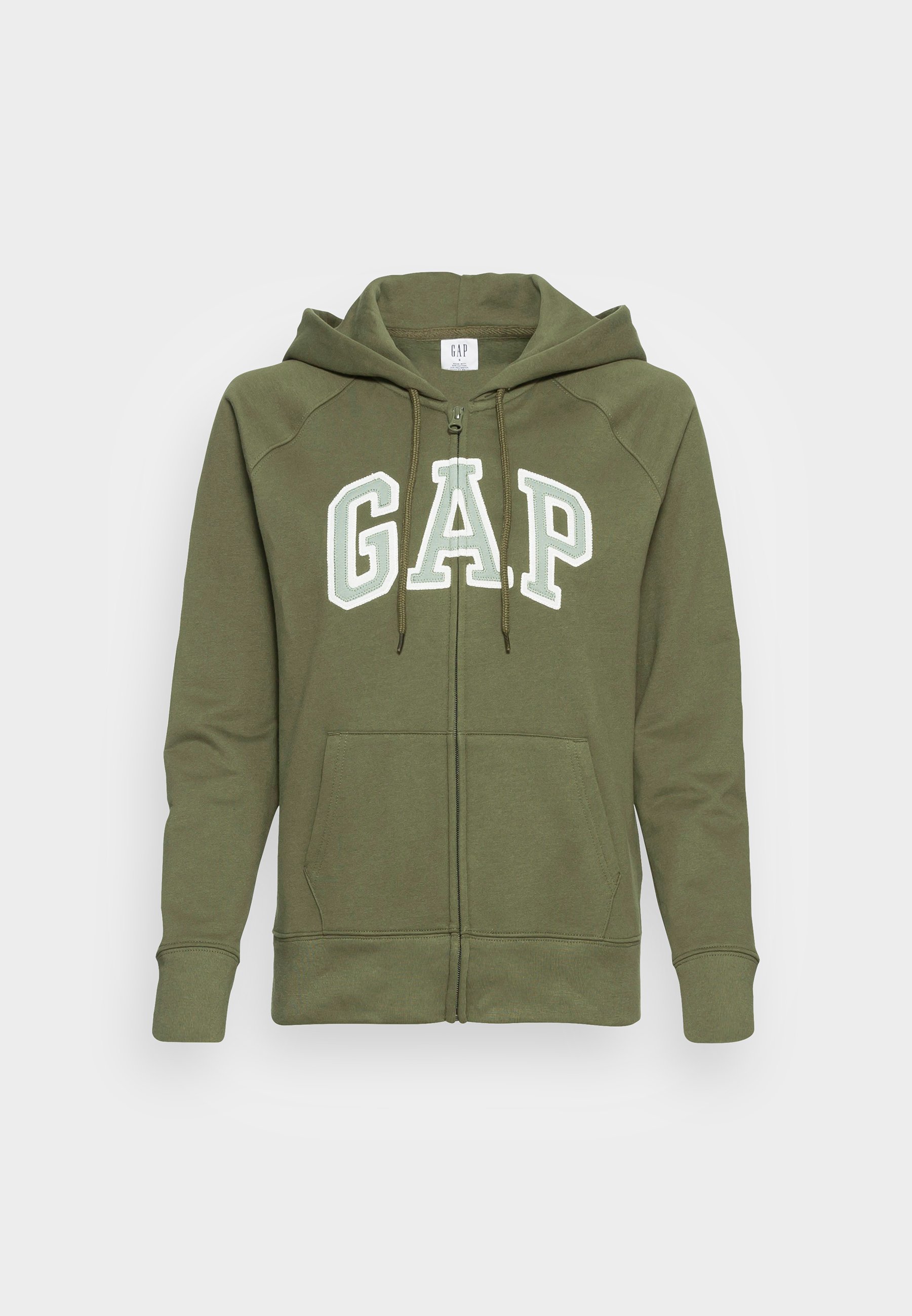 green gap zip up
