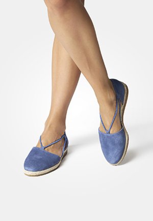 Espadrilles - soft suede lake