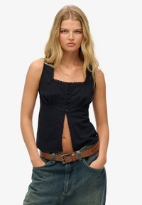 Superdry & Co IBIZA SLEEVELESS  - Top - black