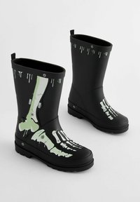 Next REGULAR FIT - Bottes en caoutchouc - glow in the dark skeleton