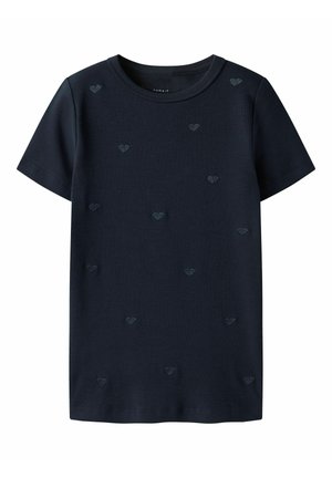 NMFNAKAL SS NOOS - T-Shirt print - dark sapphire