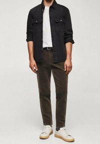 Mango Kalhoty - dark brown