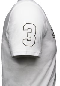 La Martina CREW NECK  - Camiseta estampada - off white xmrjs