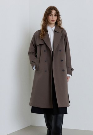 Calliope, CAPOSPALLA TINTA UNITA - Trenchcoat - fango scuro
