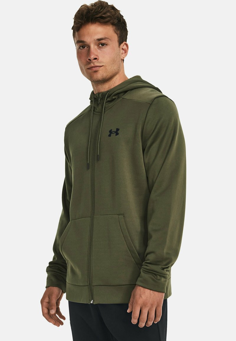 Under Armour Sweater met rits marine od green/groen Zalando.nl