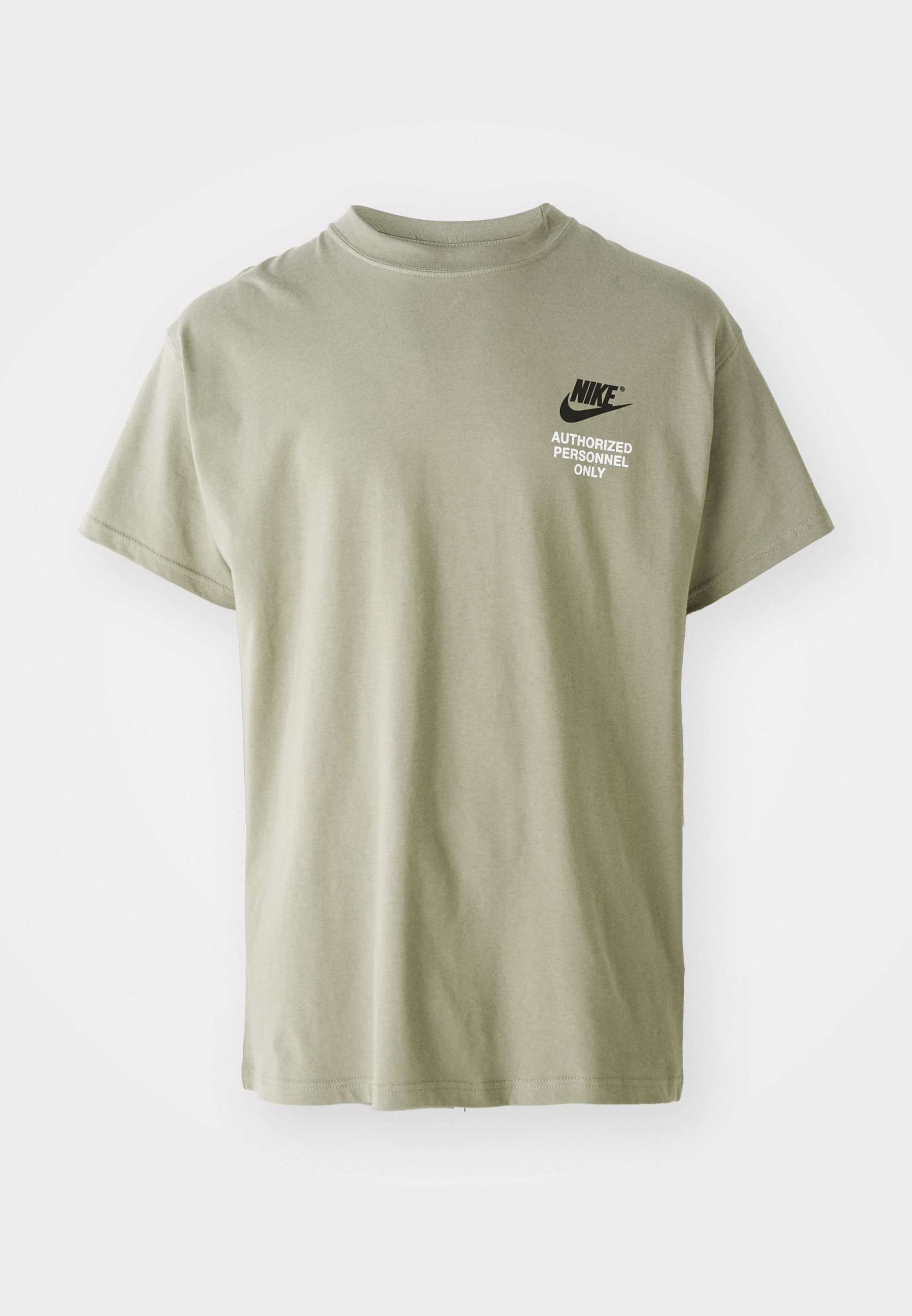 Nike Sportswear TEE - Print T-shirt - light army/black/khaki