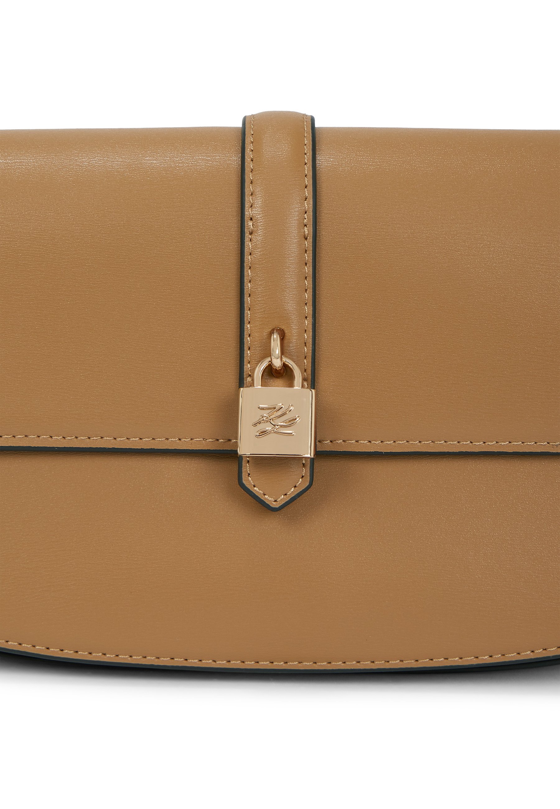 KARL LAGERFELD AUTOGRAPH PADLOCK - Handbag - taupe - Zalando.co.uk