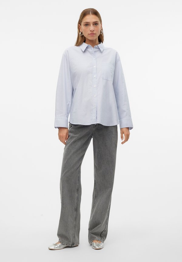 Button-down blouse - hellblau3