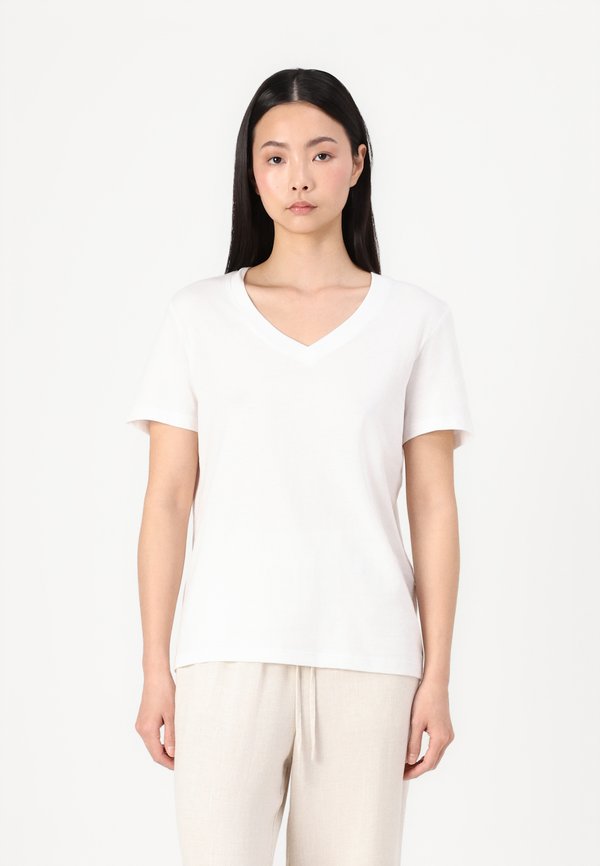 SLFESSENTIAL V NECK TEE - Basic T-shirt