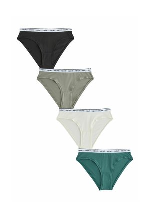 HIGH LEG FIT - LOGO  4 PACK   - Trusser - khaki green