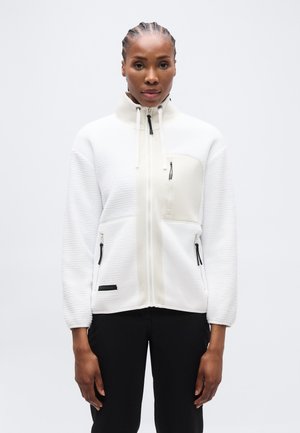 AGENE - Flísová bunda - natural white