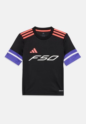 adidas Performance, SHORT SLEEVE KIDS UNISEX - Camiseta deportiva - black/solar purple/white