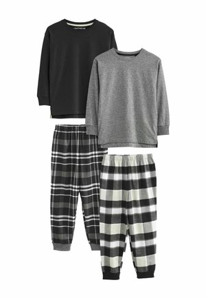LONG SLEEVE CHECK 2 PACK SET - Pižamos komplektas - monochrome