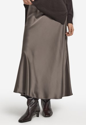Jupe longue - dove grey/brown