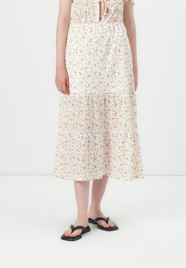 OBJGIGI - A-line skirt - cloud dancer