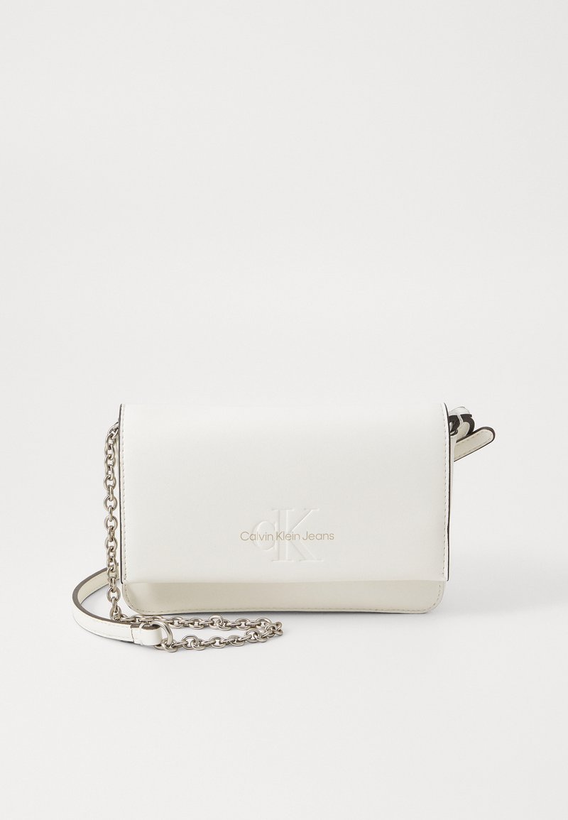 Calvin Klein Jeans SCULPTED FLAP PHONE MONO - Borsa a tracolla - tofu