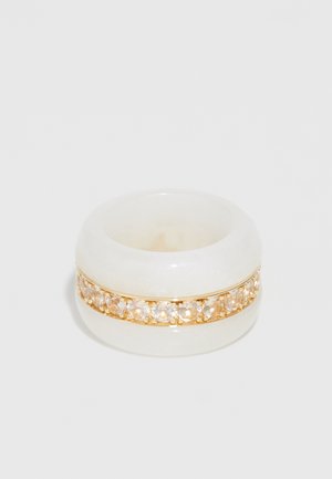 PEBBLE COCKTAIL RING WHITE JASPER - Ring - white
