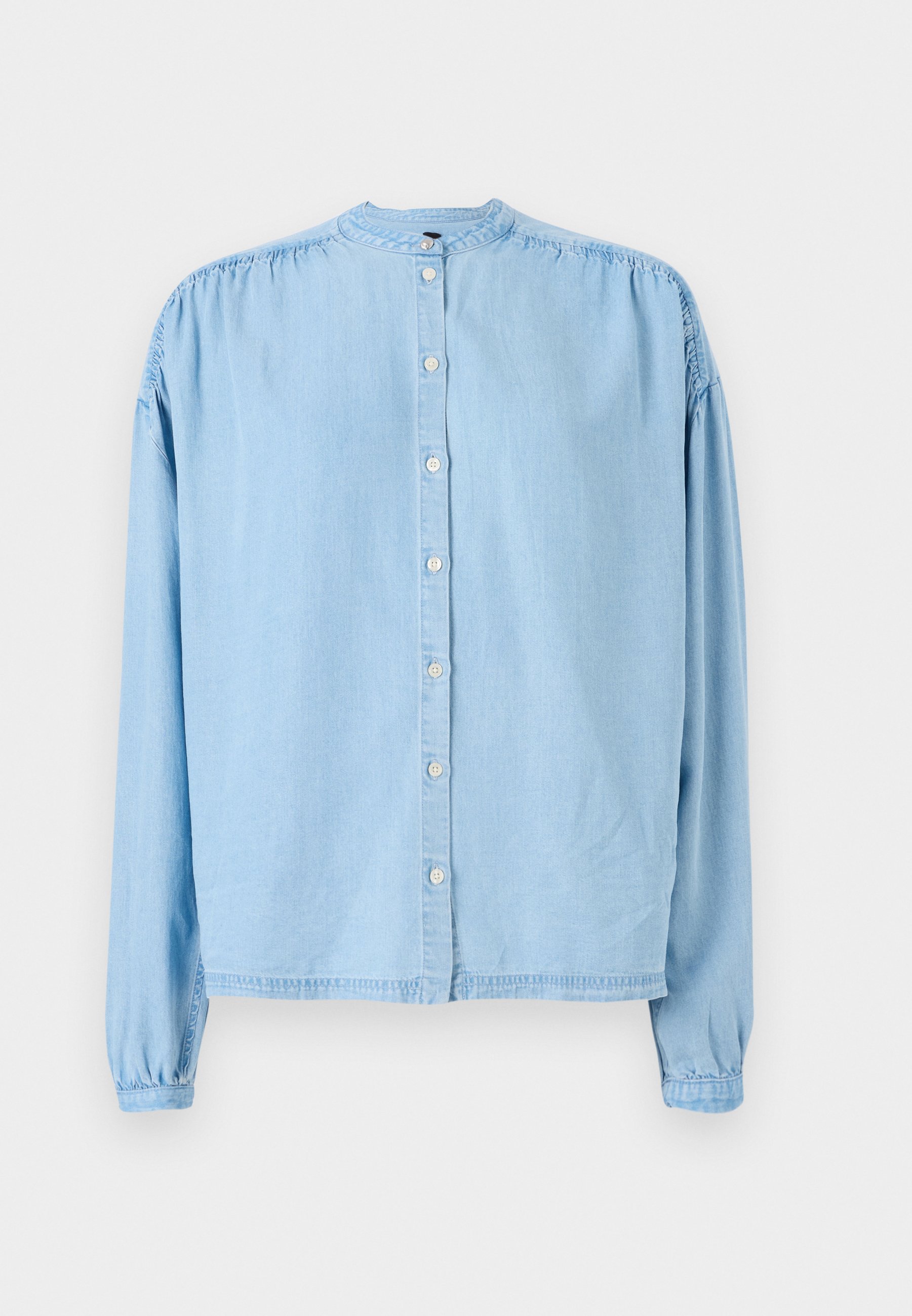 売れ筋商品|||ボス シャツ レディース トップス BIZZAN - Button-down blouse - light/pastel blue BOSS BIZZAN - Button-down blouse - light/pastel blue/light