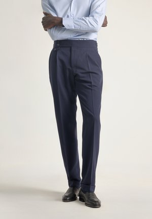 TRAVEL CINTURA ALTA - Pantalones - azul marino